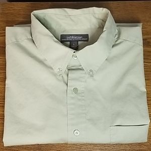 <CROFT & BARROW> Long Sleeve Cotton Dress Shirt